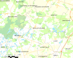 Map commune FR insee code 36139
